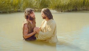 le baptême du Christ par Jean le Baptiste