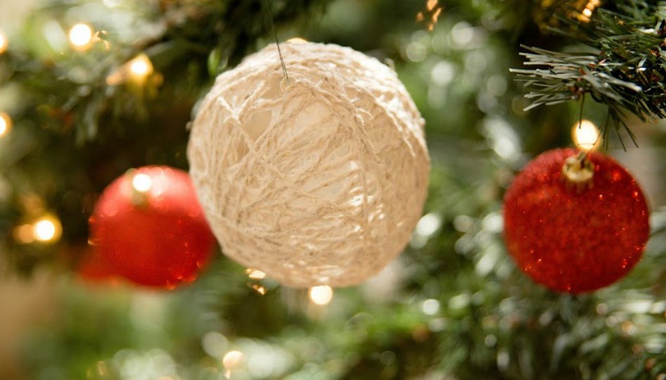 faites vous-même une boule de Noël, projets créatifs