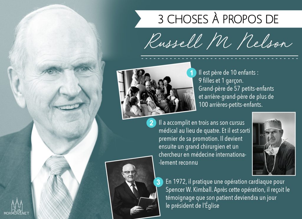 3 choses à savoir sur Russell M. Nelson
