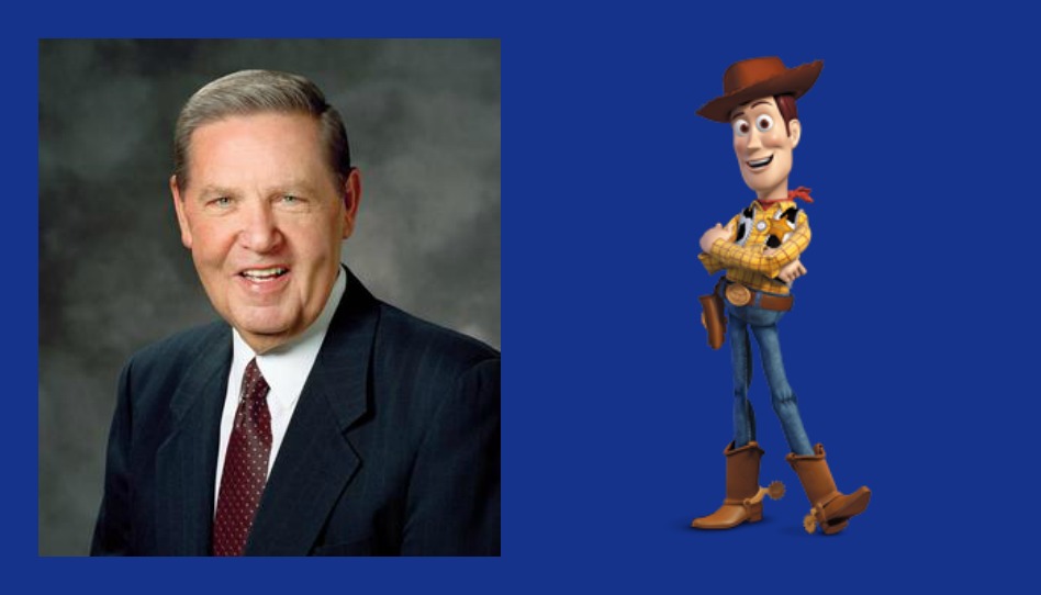 Le personnage Disney Woody est source de nombreux conseils comme Elder Holland