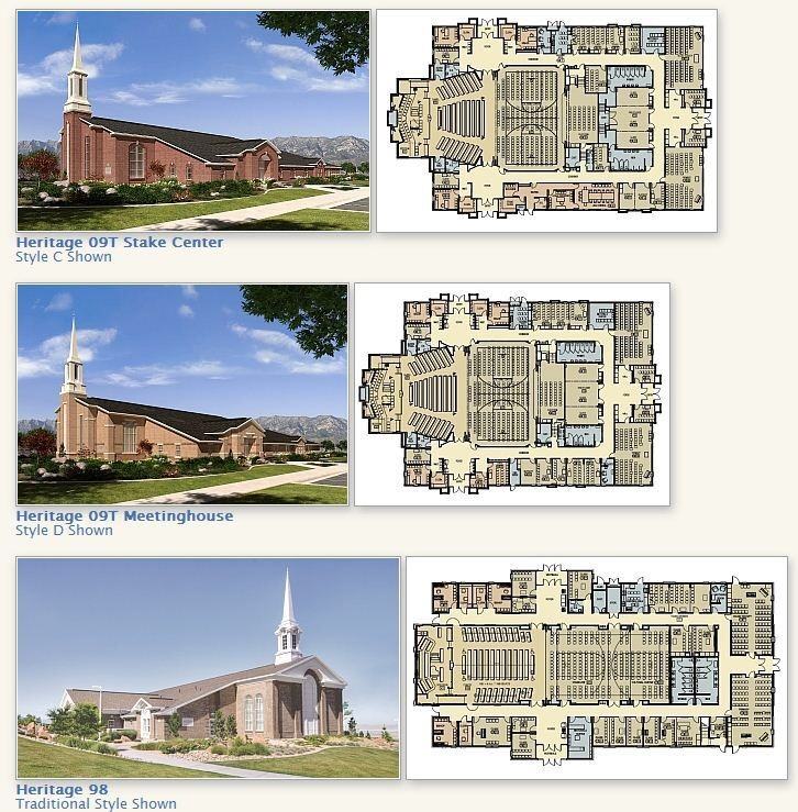 plans de chapelles mormons payées par la dîme