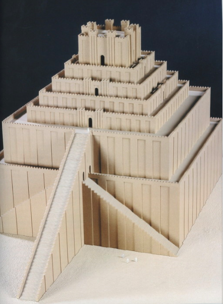modèle du temple de Marduk à Babylone
